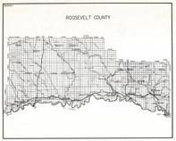 Roosevelt County, Poplar, chelsea, Macon, Wolf Point, Fort Peck Indian Reservation, Lakeside, Culbertson, Blair, Montana State Atlas 1950c
